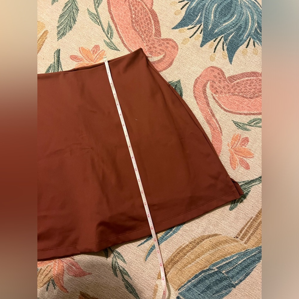 Girlfriend Collective Rust Mini Skirt - Picture 13 of 16